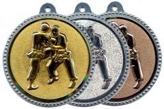 SME.022 Judo Medaillen 56 mm Ø inkl. Band / Kordel | montiert