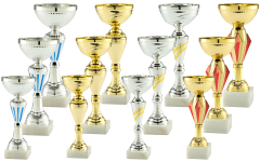 Sparpaket Pokale Bayreuth LOT2024-7 - Pokalpaket mit 12 Pokalen | 4 Serien à 3 Größen