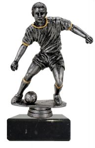 M34147 Fussball Figur mit Marmorsockel 23,7 cm | montiert