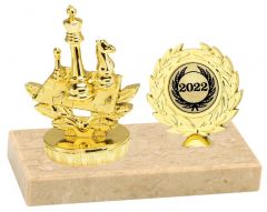 M654.031 Schach Pokal inkl. Beschriftung | 10 x 12,5 cm