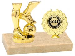 M654.037 Fussball Pokal inkl. Beschriftung | 10 x 12,5 cm