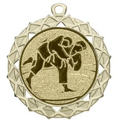 DI7003.279 Judo Medaille 70 mm Ø inkl. Band / Kordel | montiert