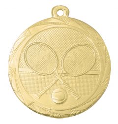 ME113 Tennis Medaillen 45 mm Ø inkl. Kordel / Band | montiert