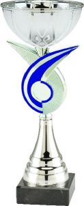 OUT2016.100 Pokal inkl. Emblem u. Beschriftung | 25,5 cm
