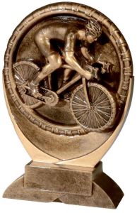 39735 Radsport Pokalfigur inkl. Beschriftung | 17,0 cm