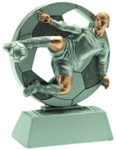RE.040.A Fussball Kunstharz-Pokal Frankfurt | 8,0 cm