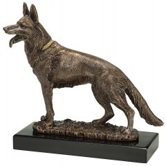RE.153 Schäferhund Pokalfigur inkl. Beschriftung  | 30,5 cm
