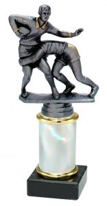 9.02.34418 Rugby Pokal Trophäe Frankfurt inkl. Beschriftung | 20,4 cm