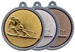 SME.027 Ski Alpin Medaillen 56 mm Ø inkl. Band / Kordel | montiert