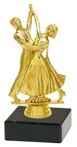 M34554 Tanz - Tanzsport Pokal-Figur Pforzheim inkl. Beschriftung | 17,2 cm