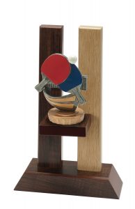 H330FX019 Tischtennis Holz-Pokal Drachten | 3 Größen