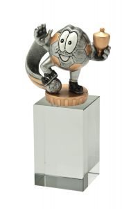 W400.006 Fussball Bambini Kristall-Glaspokal inkl. Beschriftung | 3 Größen