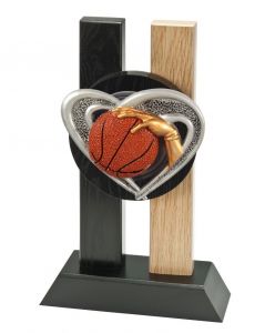 H340.2511 Basketball Holz-Pokal Bodensee | 3 Größen