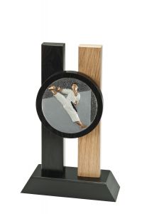 H340.005 Karate Holz-Pokal Stendal inkl. Beschriftung | 3 Größen