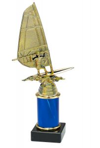 9.09.34508 Windsurfer Pokal Trophäe Bodensee inkl. Beschriftung | 24,3 cm