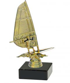 M34508 Windsurfer Pokal-Figur Chiemsee inkl. Beschriftung | 17,8 cm